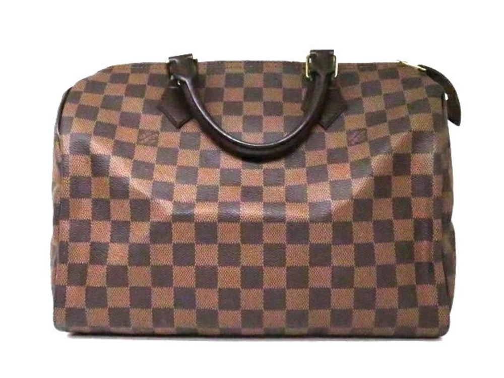 Louis Vuitton Speedy Damier Handbag Brown